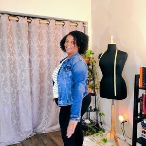 Torrid denim jean jacket plus size 0X